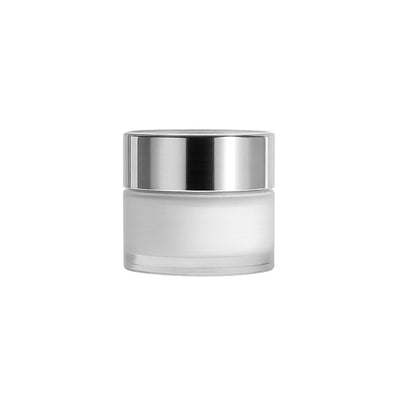 Acrylic Double-Wall Cream Jar | Silver Cap | 50g