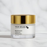 Acrylic Double-Wall Cream Jar | Gold Cap | 20g