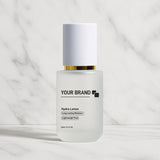 Frosted Glass Pump Bottle | White Cap | 30ml