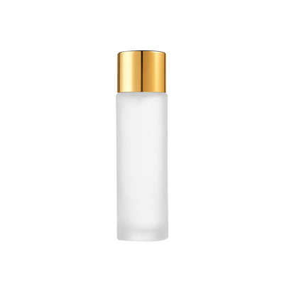 Frosted Glass Toner Bottle | Golden Cap | 100ml