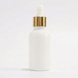Ceramics Dropper Bottle | White & Gold | 30ml