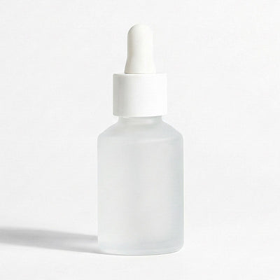 Glass Dropper Bottle | White | 30ml