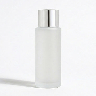PET Frosted Toner bottle | Silver | 100ml