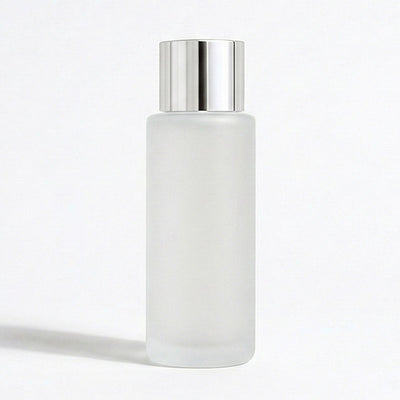 PET Frosted Toner bottle | Silver | 100ml